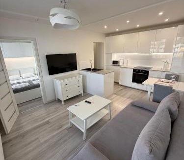 Karlova Ves Apartment | Modern apartment near City Center with easy transport access
