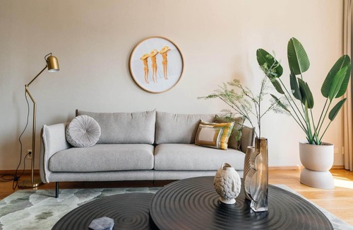 Vissershaven Apartment | Modern Apartment in The Hague with Balcony