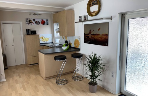 Heidingsfeld Apartment | Modern apartment Terrace | WLAN | Heidingsfeld