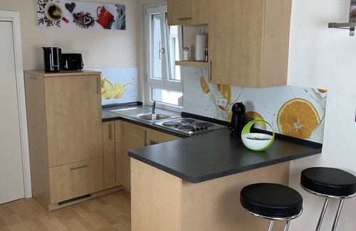 Heidingsfeld Apartment | Modern apartment Terrace | WLAN | Heidingsfeld