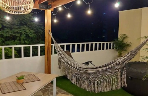 Ciudad Jardin Apartment | Modern apartment, terrace, private Jacuzzi/ENCHANTING CORNER