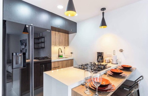 Sabaneta Apartment | Modern Apt: By Medellín, Park, Dining, Balcony, Nightlife, WiFi & Self Check-in