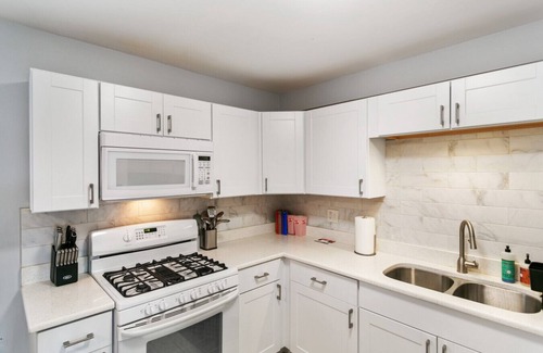 Libertyville Apartment | Modern Apt w/2 Kings 1/2 mile to DT Libertyville!