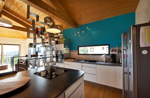 Corconne House | Modern architect build eco wooden house