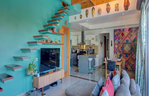 Punta Cana Village Apartment | Modern & Artsy 3rd-Floor Penthouse w 600sqft Rooftop Terrace, Sleeps 6