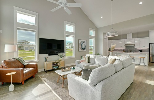 Rockport House | Modern bayfront home with private dock & access to a pool & firepit