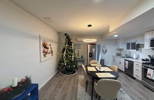 Long Branch House | Modern beach apartment 1.0 mile to the beach.