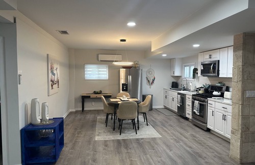 Long Branch House | Modern beach apartment 1.0 mile to the beach.