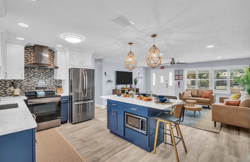 Indian Rocks Beach House | Modern Beach Getaway – Newly Remodeled, Hammock, Patio & Stroll to Shoreline!