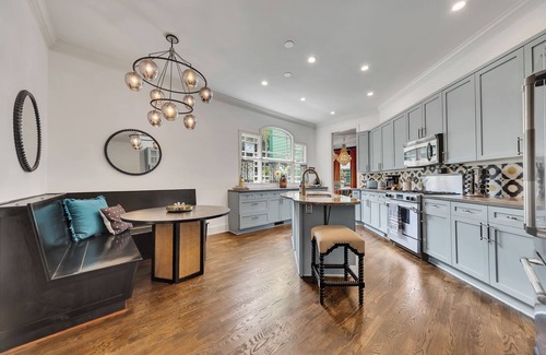 Inman Park House | Modern-boho meets classic Victorian in this 5BR, 4BA Inman Park gem. Includes a separate in-law suite with full kitchen and laundry. Walk to BeltLine, MARTA, dining, and more!
