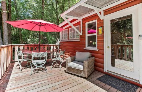 Hacienda House | Modern Cabin Retreat with Swim Spa Hot Tub and Air Conditioning