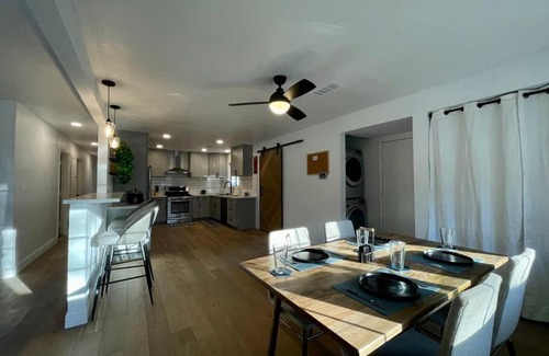 Flagstaff House | Modern Chic 4-Bedroom Home with Wood Stove Fireplace