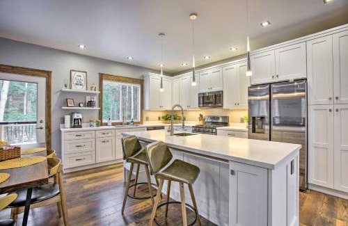 Traverse City House | Modern-Chic Interlochen Home with Deck and Game Room!