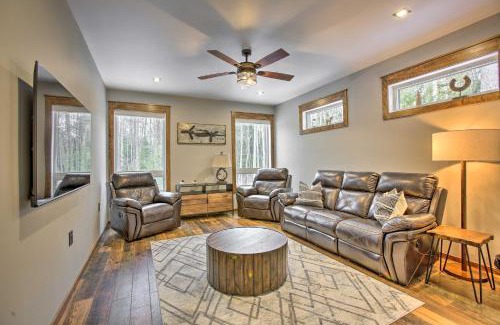 Traverse City House | Modern-Chic Interlochen Home with Deck and Game Room!