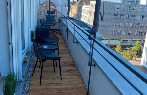 Stadtkern Apartment | Modern city apartment in Essen with balcony
