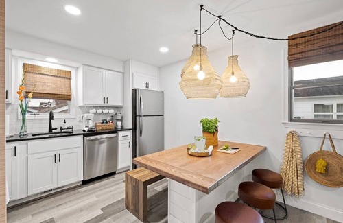 South Seaside Park Condo | Modern Coastal Style | Steps to Beach