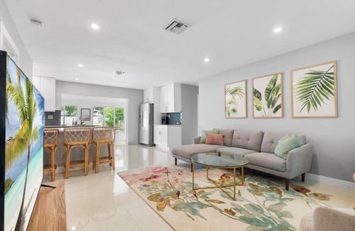 North Palm Beach House | Modern Coastal Home with brand NEW HEATED private saltwater pool!