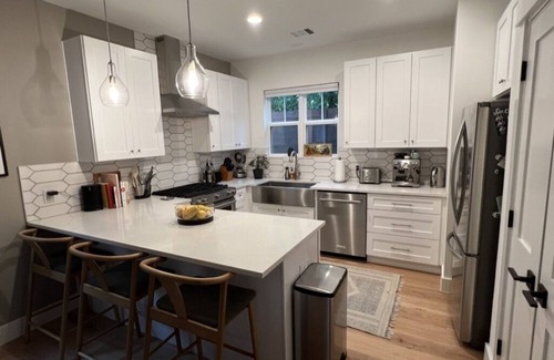 South Lamar House | Modern Comfort Hidden Gem - South Lamar Home with Patio, Pergola, and Pool