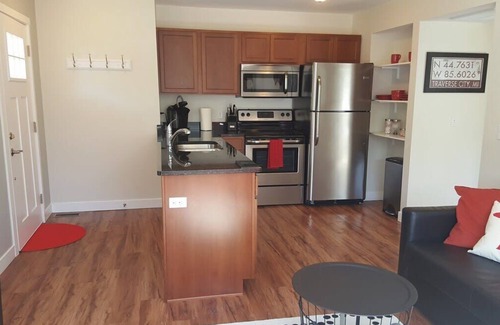 Traverse City Condo | Modern Condo by State Hospital!- Elmwood
