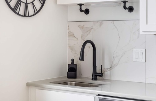Traverse City Condo | Modern condo with picturesque views- a block from the beach