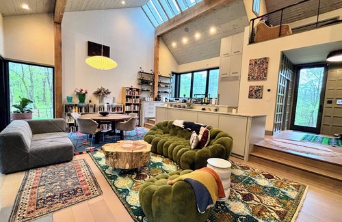 Austerlitz House | Modern Country Retreat with Designer Touches Near Lenox, Stockbridge, & Chatham
