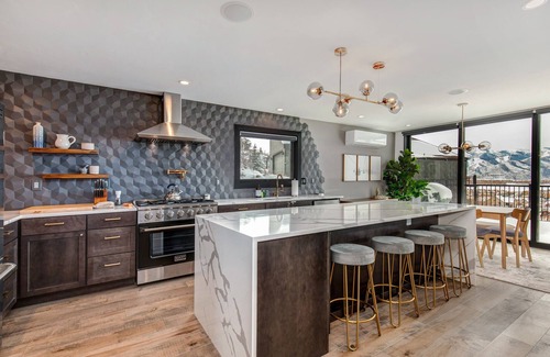 Highland Estates House | Modern, dog-friendly home with stunning mountain views, private hot tub, & grill