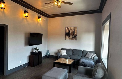 International Falls Apartment | Modern Downtown Retreat