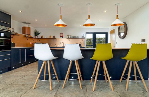 Newton Grange Cabin | Modern eco-lodge with a private hot tub & picturesque views