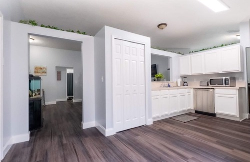 Oak Hill House | Modern Family Retreat w/Game Room and Fire Pit. Near NAS JAX
