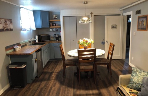 Erda Apartment | Modern Farmhouse Basement Apartment in Rural Erda