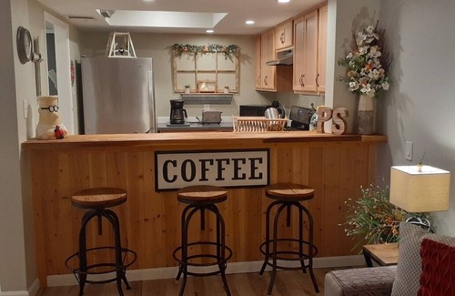 Palm Springs Condo | Modern Farmhouse! Close to Town! Very Clean! Safe! Gated! "30 Day Minimum Stay"