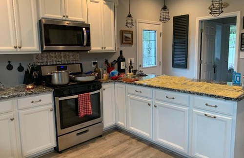 Johnsonville House | Modern farmhouse on water w/dock! 11.8 miles to Saratoga Horse Racing!