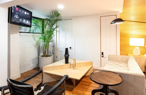 Bergen House | Modern garden unit in classic brownstone