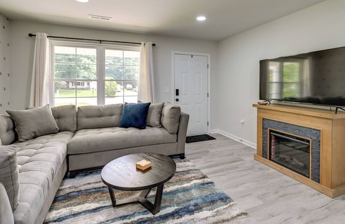 Greensboro House | Modern Greensboro Getaway w/ Fire Pit!