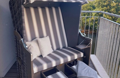 Schillig Apartment | Modern, high-quality vacation apartment, sauna, large balcony, close to the beach