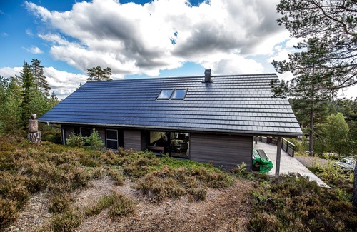Nissedal House | Modern holiday chalet in the Nissedal am Havrefjell, WLAN, canoe, sauna, barbecue, bathing lake