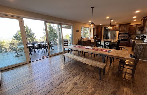 Broadmoor House | Modern Home, 3 Family Rooms, 3 Decks, 1 Mile from Broadmoor, 500’ above CoS.