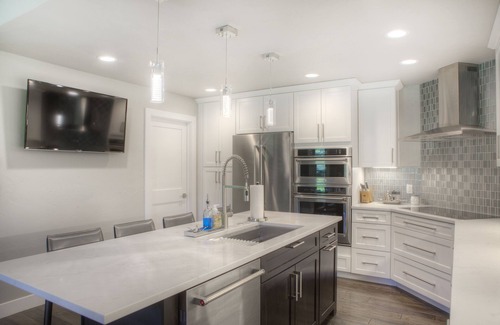 Eagle-Vail House | Modern home on creek and golf course with mountain views; ideal 2 families