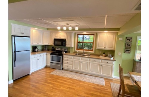 Townsend House | Modern Home on Quiet Lake, Townsend WI