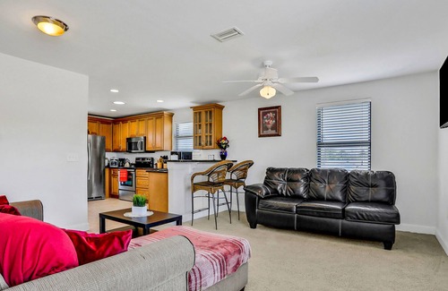 Dolphin's Cove Apartment | Modern home with washer/dryer & central AC - near beach, shopping & dining