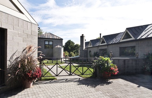 Chatham House | Modern home with Catskill views, guesthouse and heated pool near Chatham/Hudson
