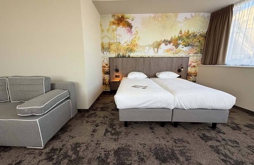 Municipality of Kerkrade Hotel | Modern Hotel Room w/Skybox Experience in Parkstad Limburg Stadium