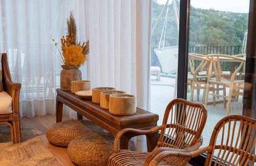 Cinfaes House | Modern house near waterfall with fluvial beach and amazing view over Douro river