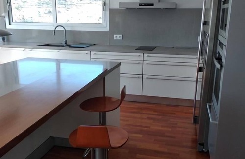 Gandia House | Modern house with indoor pool in urbanization with security service.