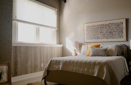 Benton Harbor Apartment | Modern Industrial Loft for Two