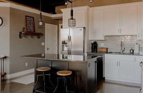 Benton Harbor Apartment | Modern Industrial Loft for Two