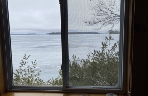 Grand Lake Stream Cottage | Modern Lake House, On Big Lake ! Fishing Swimming Boating !
