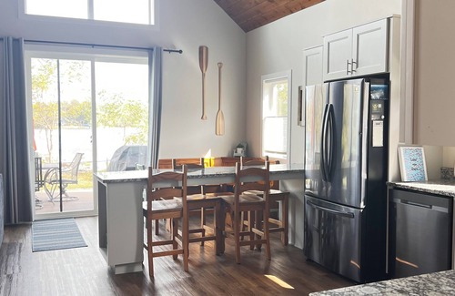 Cumberland House | Modern Lake Home with Pickleball and Pontoon available to rent.