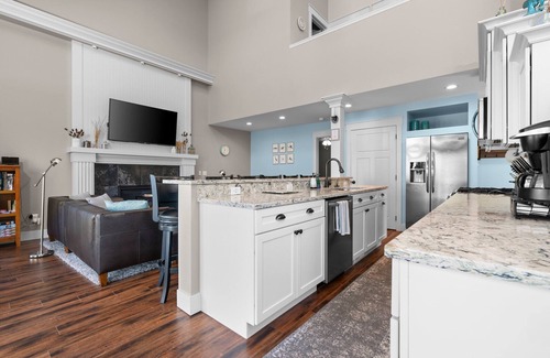 Sand Creek House | Modern Lakefront Home on a Private Lake in the Irish Hills, Sunset Lake Views!
