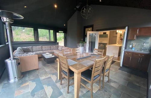 Shawnigan Lake House | Modern lanai house, Trans Canada Trail adjacent.